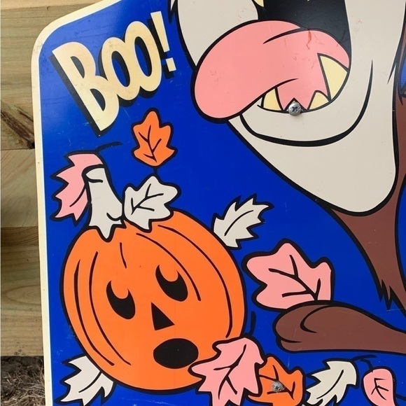 VINTAGE Taz Impact Plastics Halloween Yard Signs - Picture 5 of 7